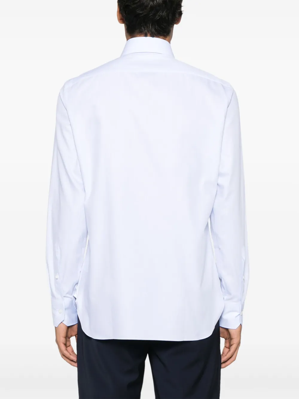 Zegna Katoenen overhemd Blauw