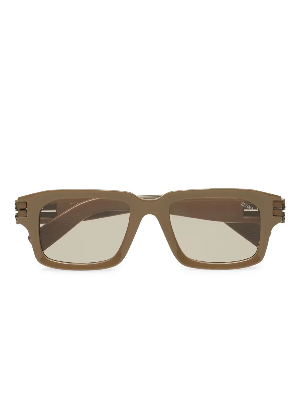 Zegna square-frame sunglasses | Brown | Image 1