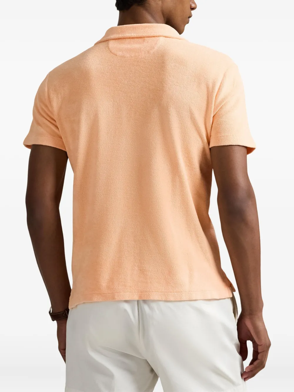 Polo Ralph Lauren Poloshirt met textuur Oranje