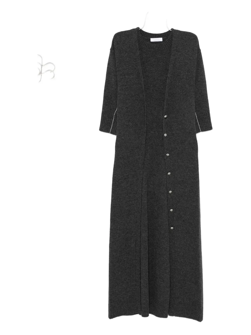 Rabanne layered midi dress Grijs