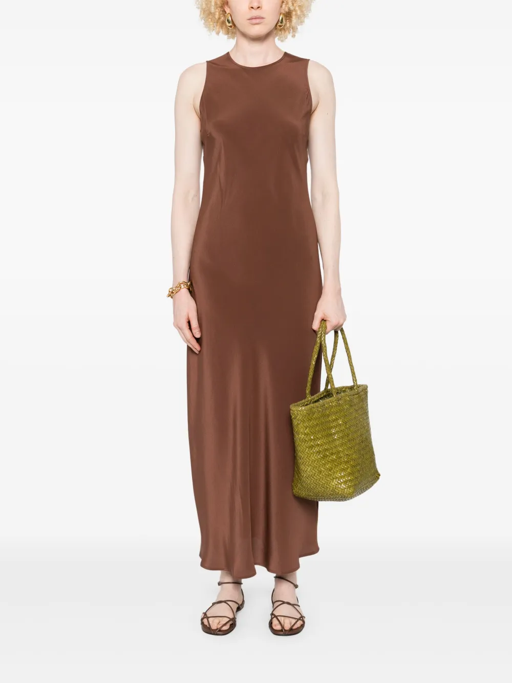 Asceno Valencia maxi dress - Bruin