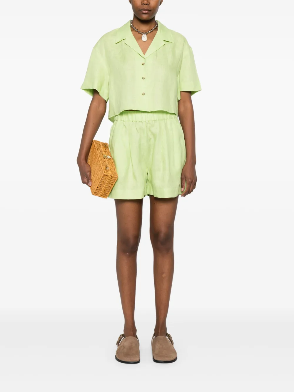 Asceno Lincoln shirt - Groen