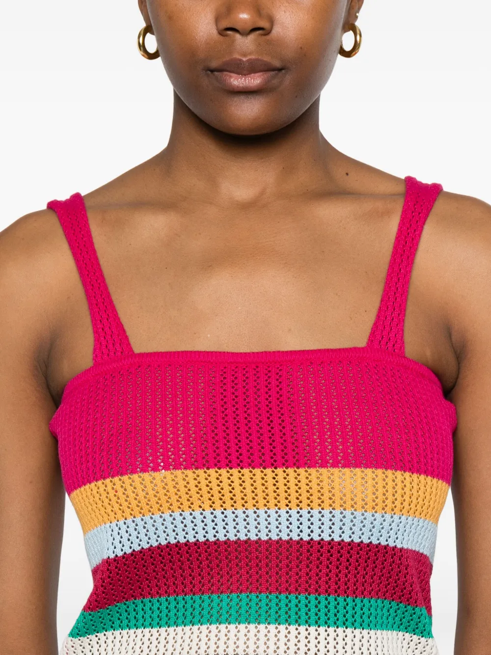 Cala de la Cruz Sun cropped top Roze