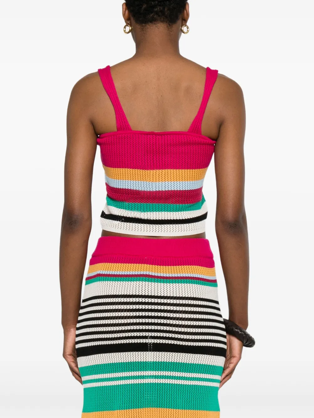 Cala de la Cruz Sun cropped top Roze
