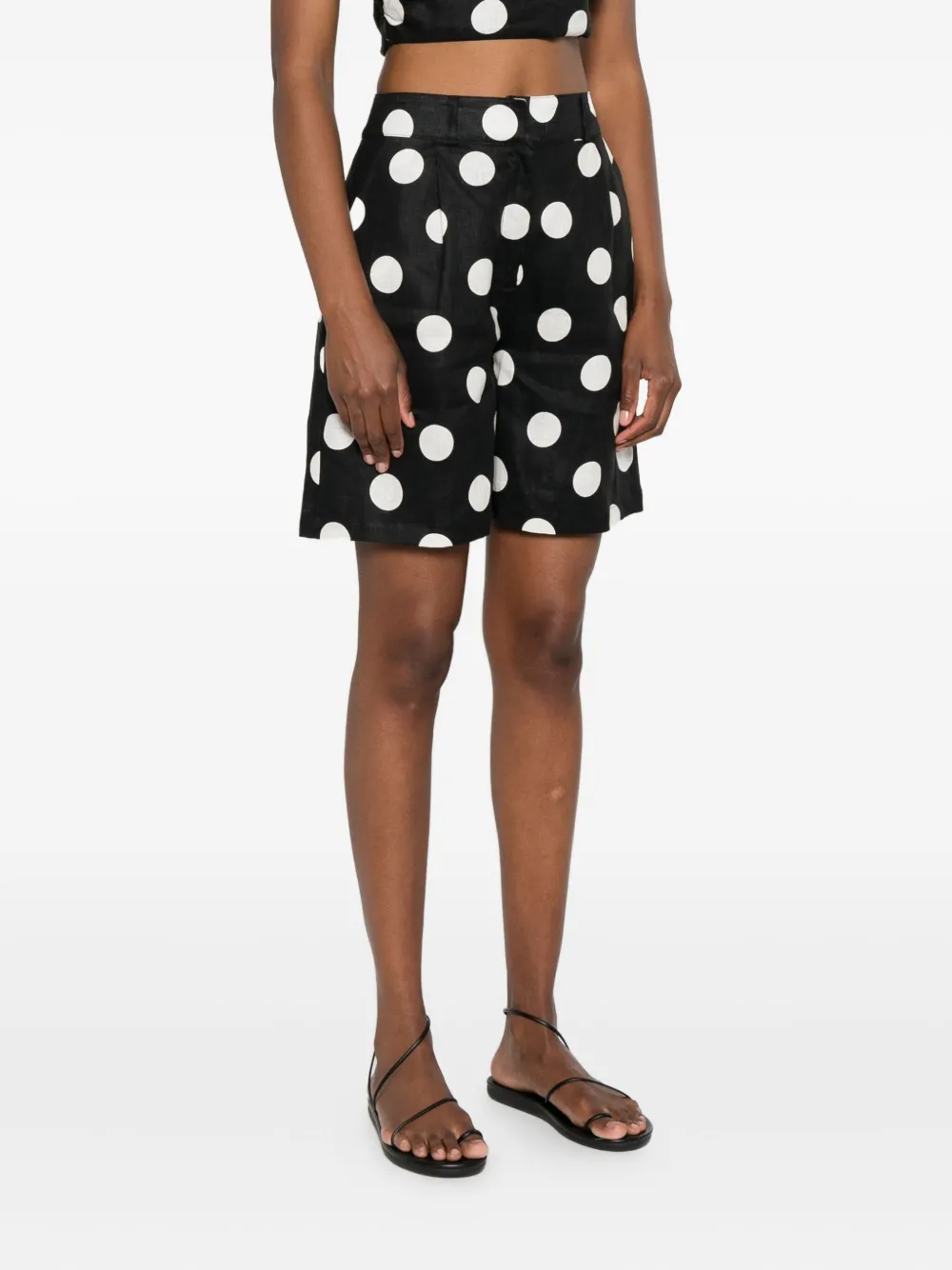Cala de la Cruz Sia bermuda shorts Zwart