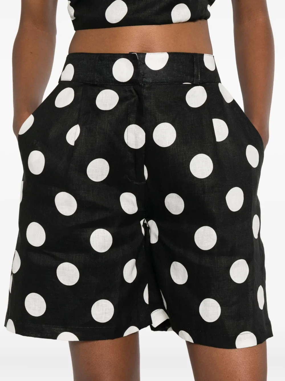 Cala de la Cruz Sia bermuda shorts Zwart