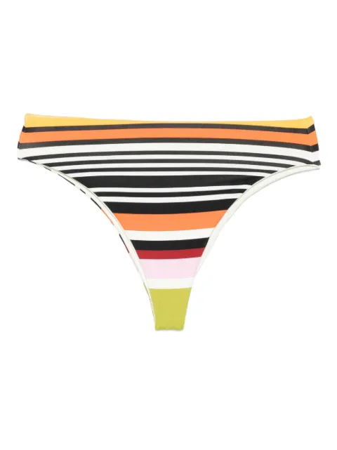 Cala de la Cruz stripped-pattern bikini bottom