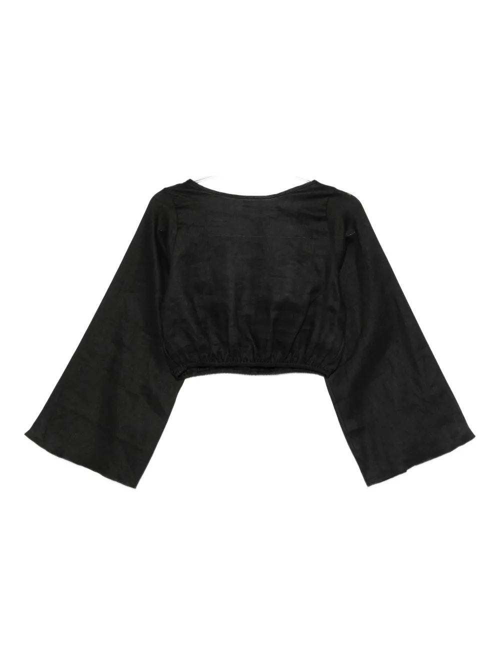 Cala de la Cruz Marina crop top Zwart