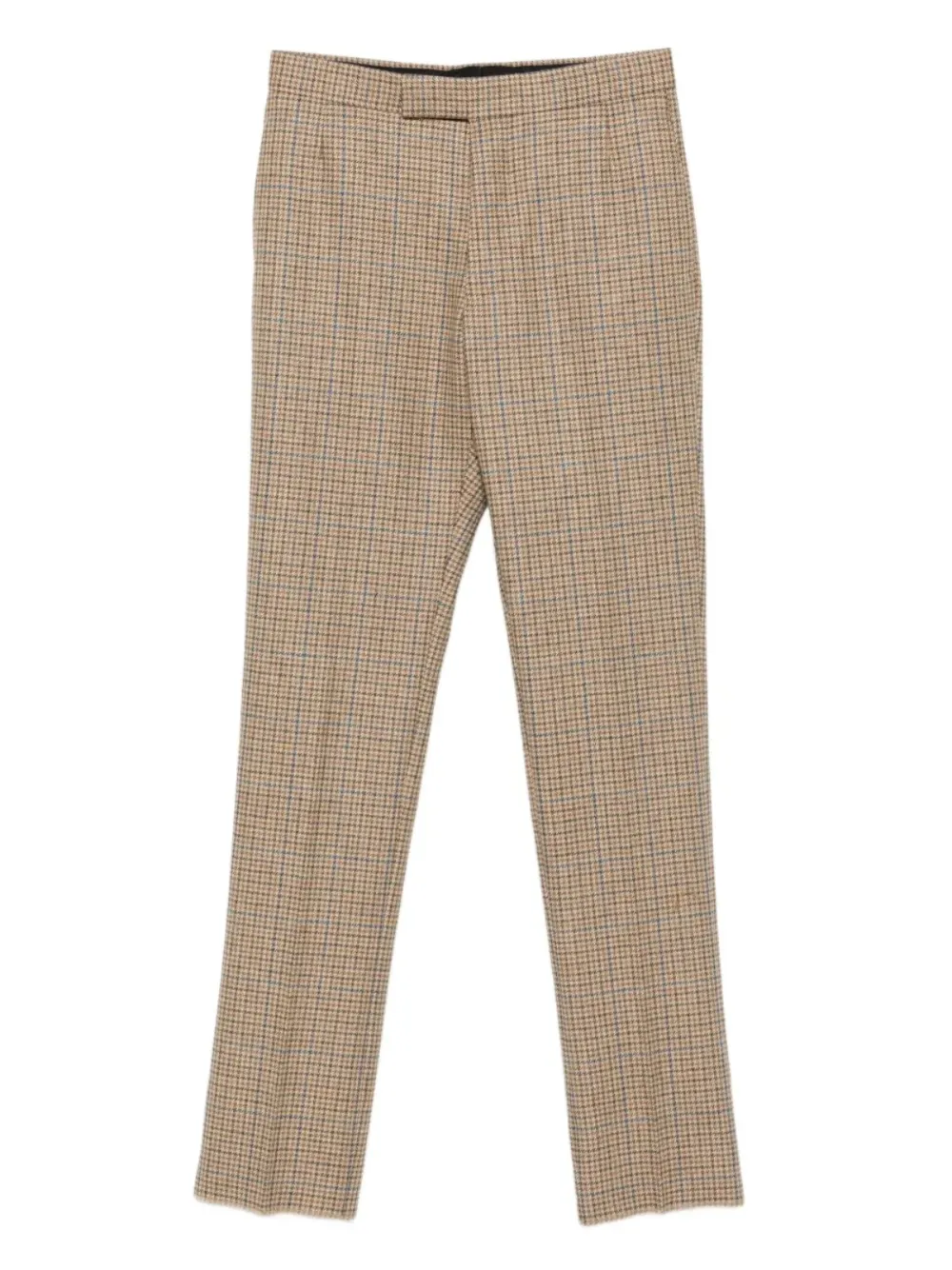 Thom Browne checked straight-leg trousers | Neutrals | Image 1