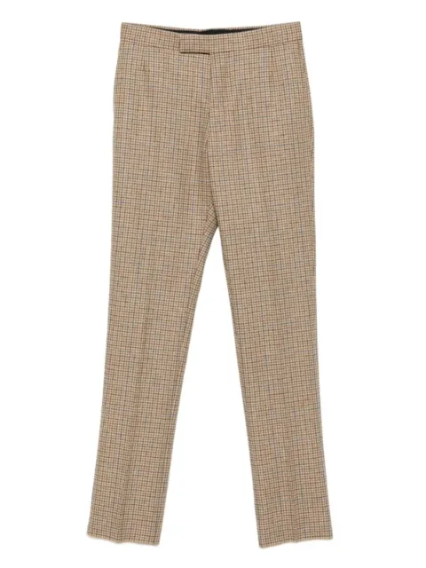 Thom Browne checked straight-leg trousers