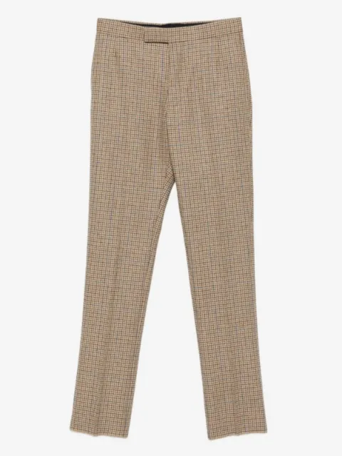 Thom Browne checked straight-leg trousers