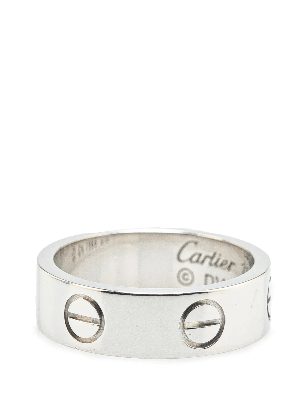 Cartier 2000-2024 18kt witgouden Mini Love ring - Zilver