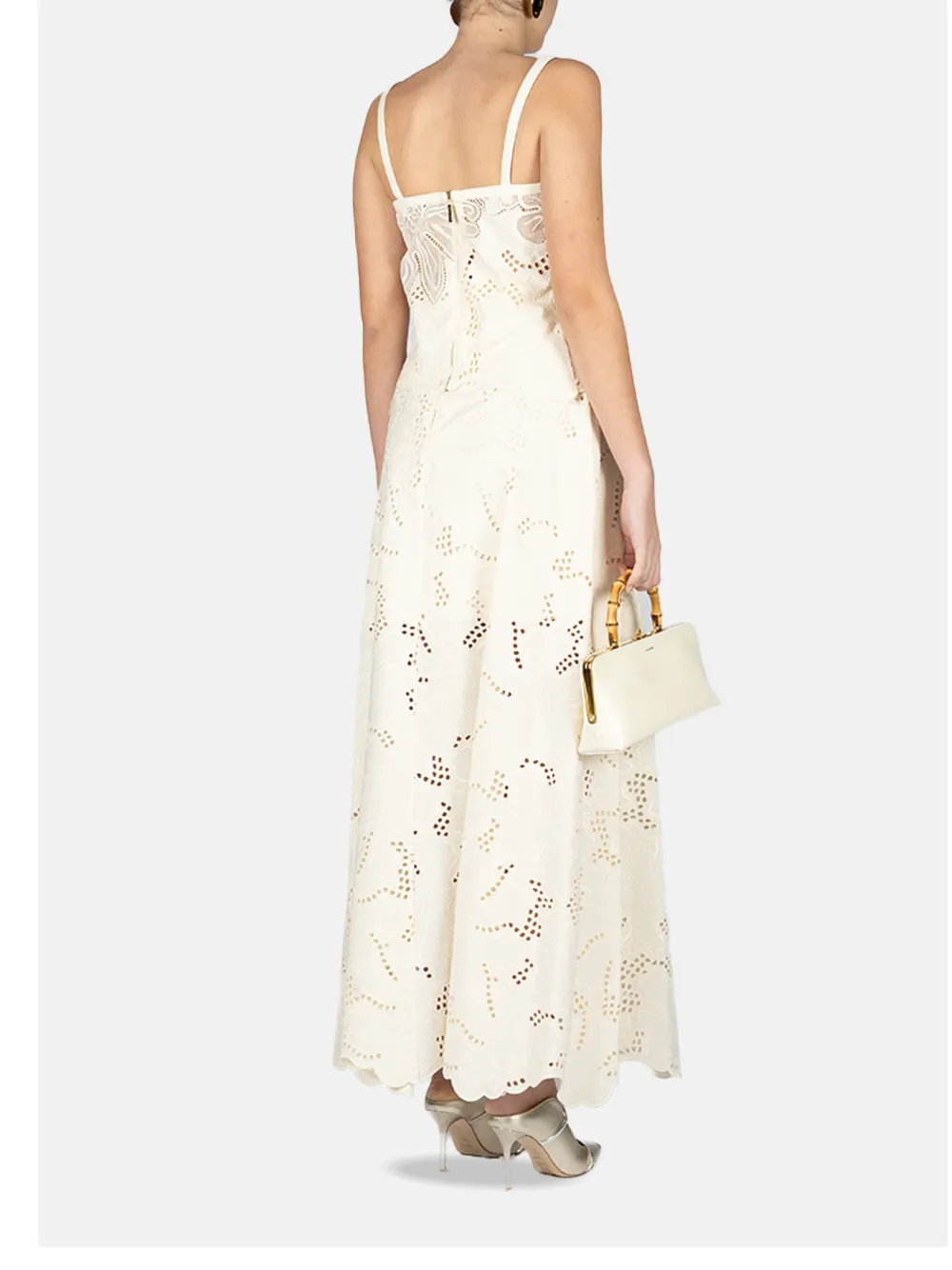 Elie Saab Maxi-rok met borduurwerk Wit