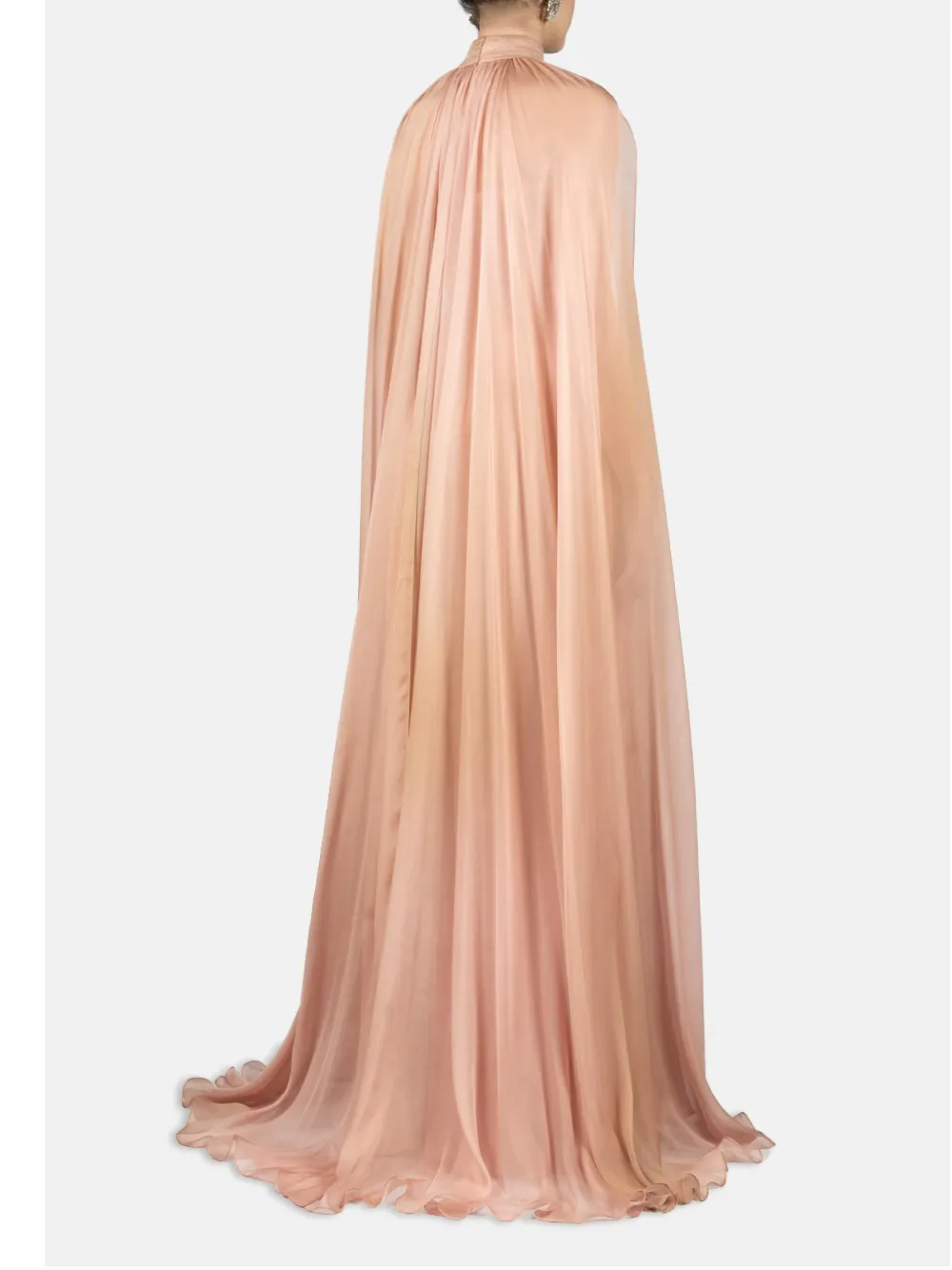 Elie Saab Chiffon avondjurk Roze