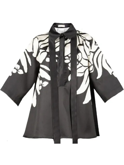 Elie Saab floral-print blouse