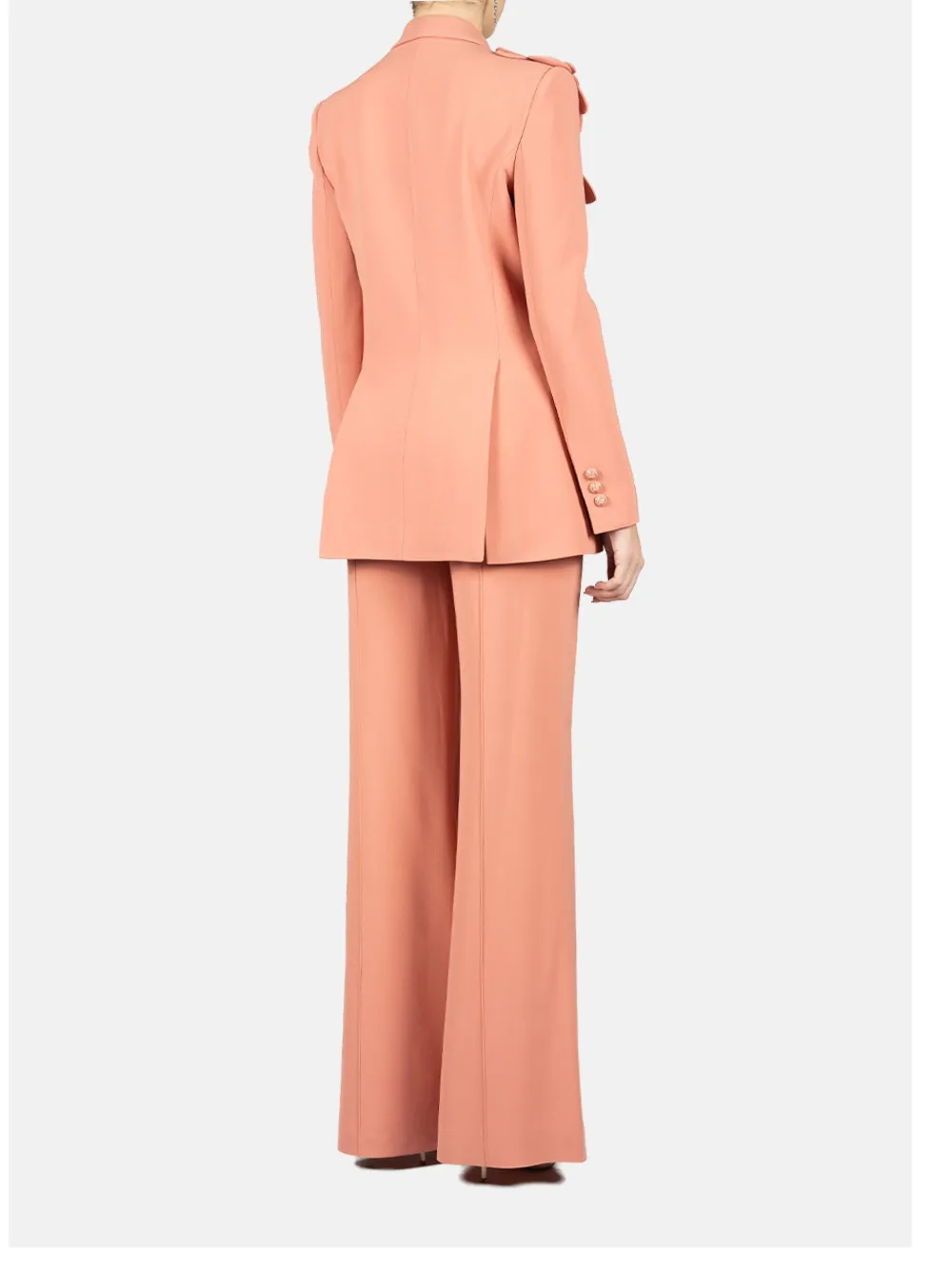 Elie Saab Blazer met bloemenapplicatie Roze