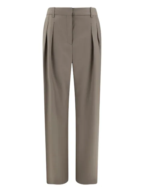 LouLou de Saison pantalones con dobladillo vuelto