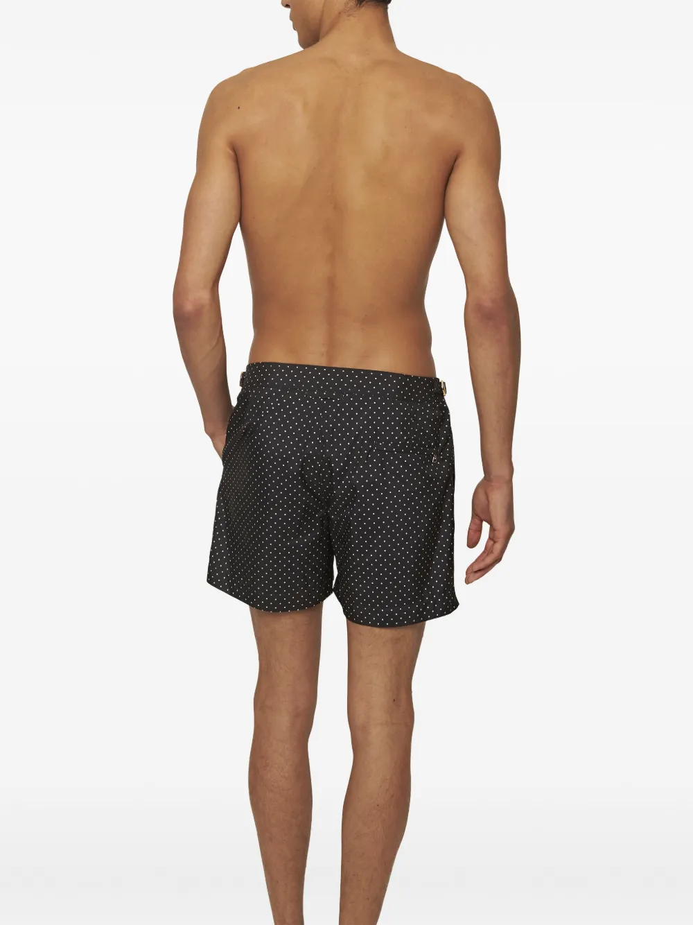 Orlebar Brown Zwembroek meet rits Zwart