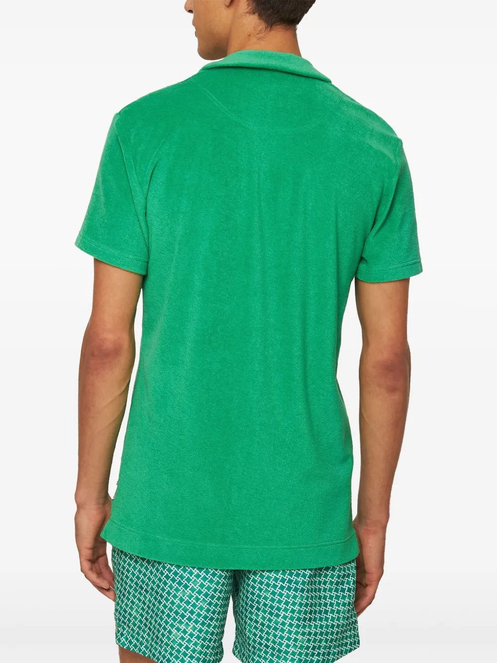 Orlebar Brown Poloshirt van biologisch katoen Groen