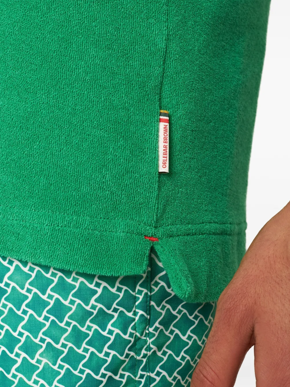 Orlebar Brown Poloshirt van biologisch katoen Groen