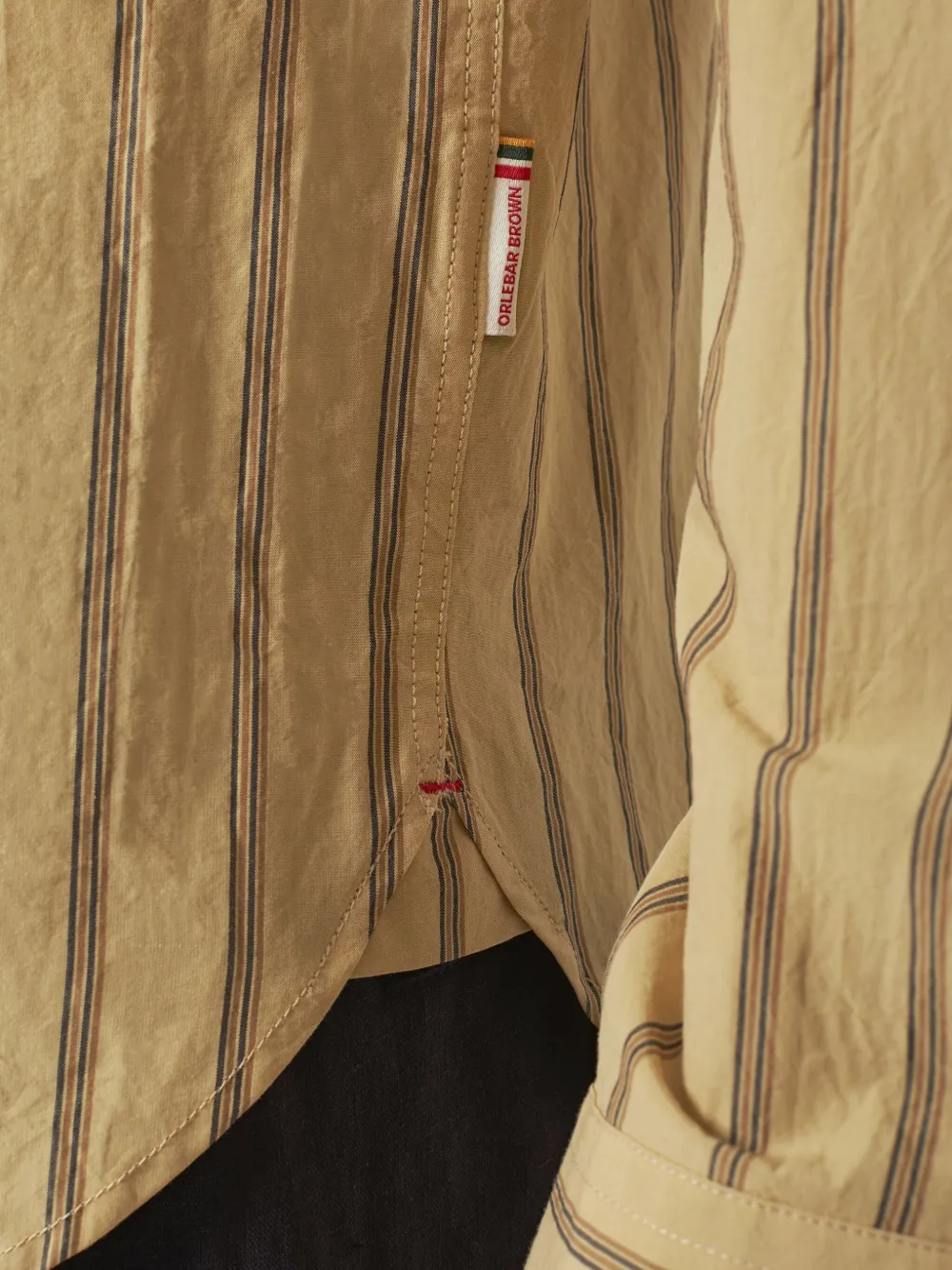 Orlebar Brown Giles overhemd Beige