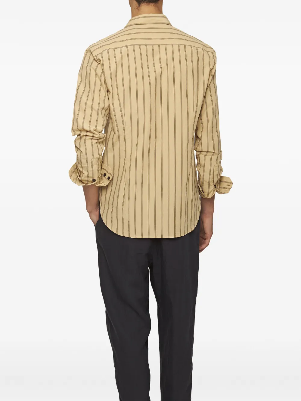 Orlebar Brown Giles overhemd Beige