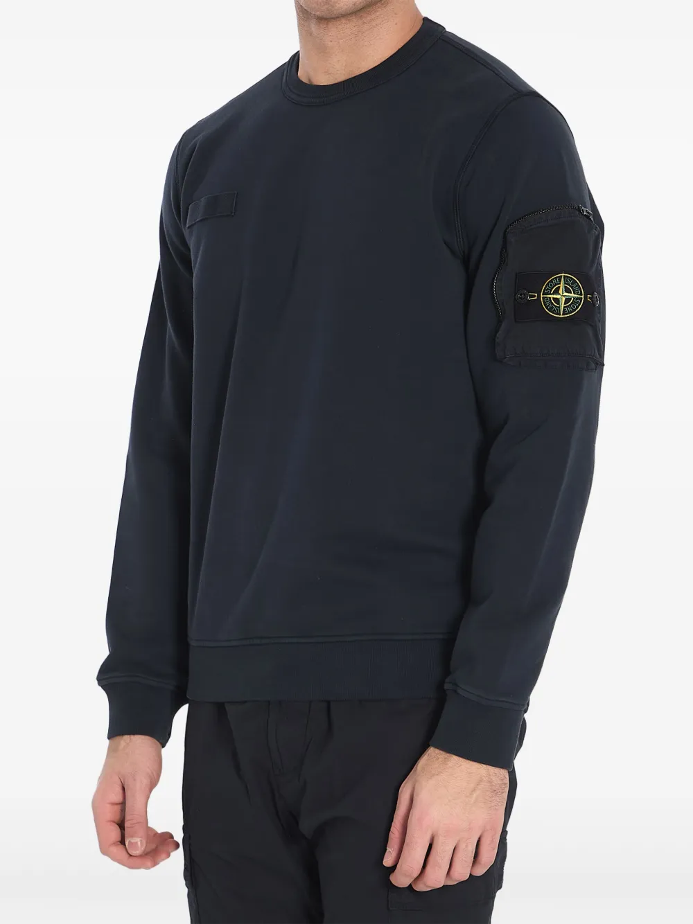 Compass-badge sweatshirt