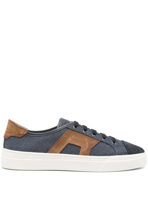 Santoni Double Buckle sneakers