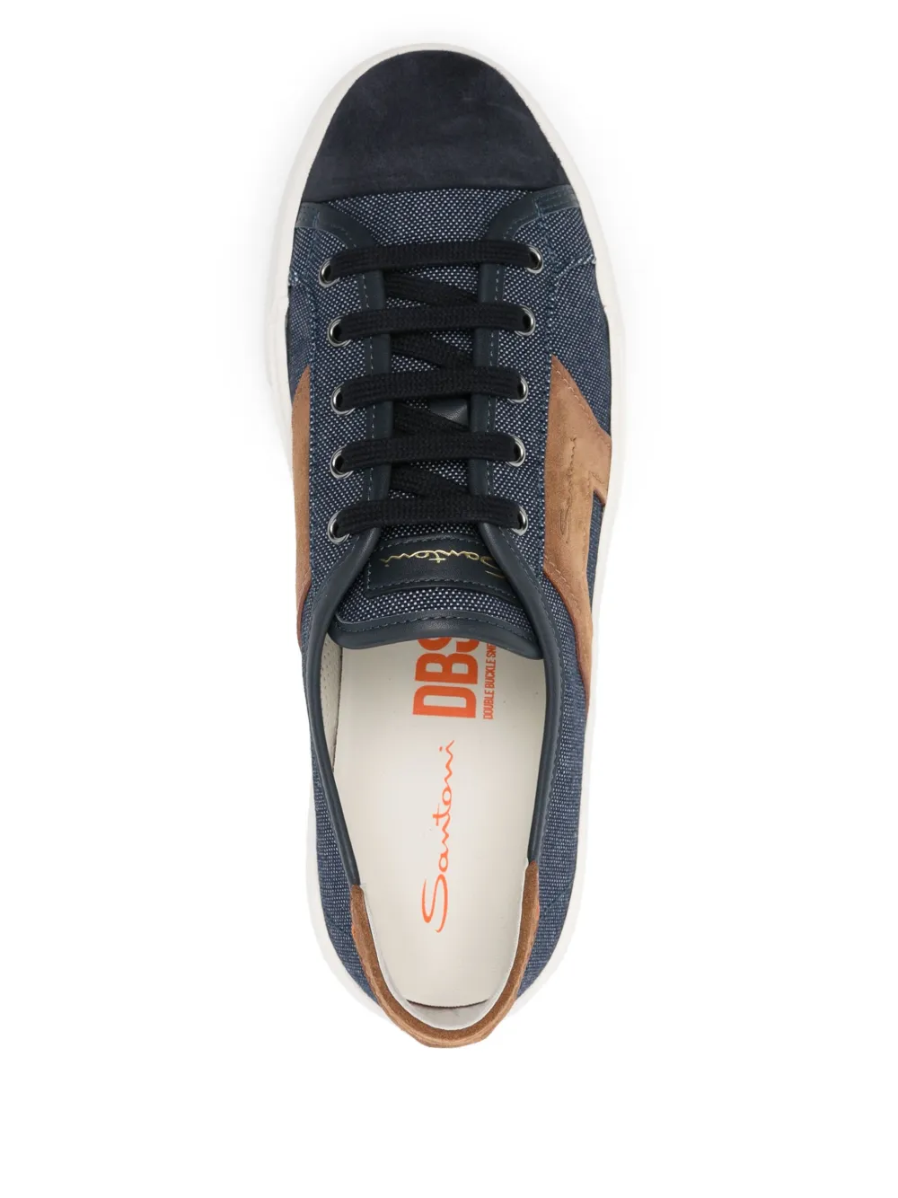 Santoni Double Buckle sneakers Blue