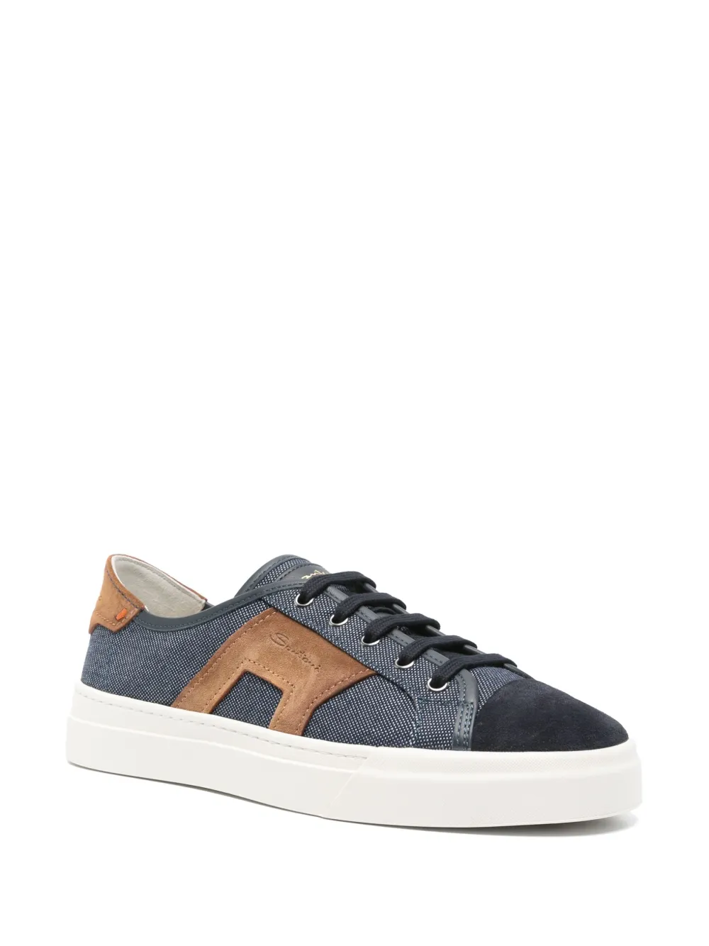 Santoni Double Buckle sneakers Blue