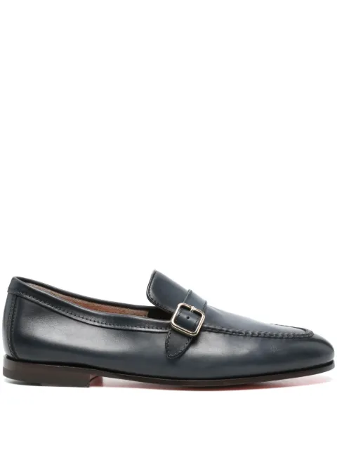 Santoni single-buckle loafers