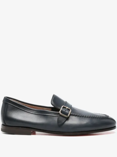 Santoni single-buckle loafers