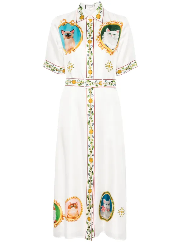 Robe Paul & Joe Paris Taille 38 - Occasion En Parfait état, Couleur Beige, Style Robe De Soirée