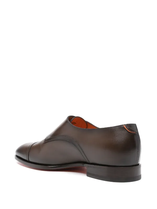 Santoni モンクストラップ シューズ | ブラウン | FARFETCH JP