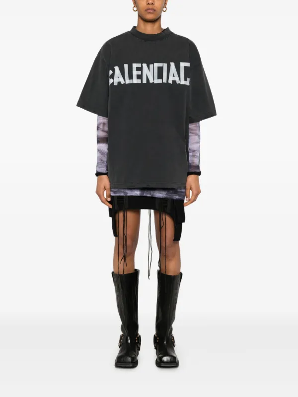 Balenciaga Tape Type T-shirt | Black | FARFETCH