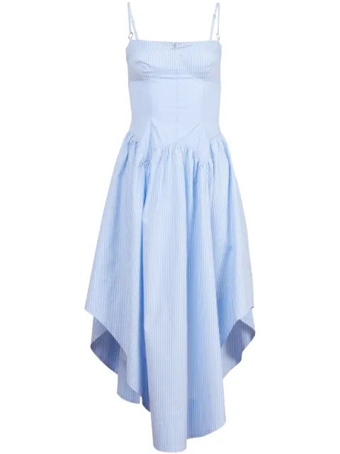 Fleur Du Mal vestido midi de popelina