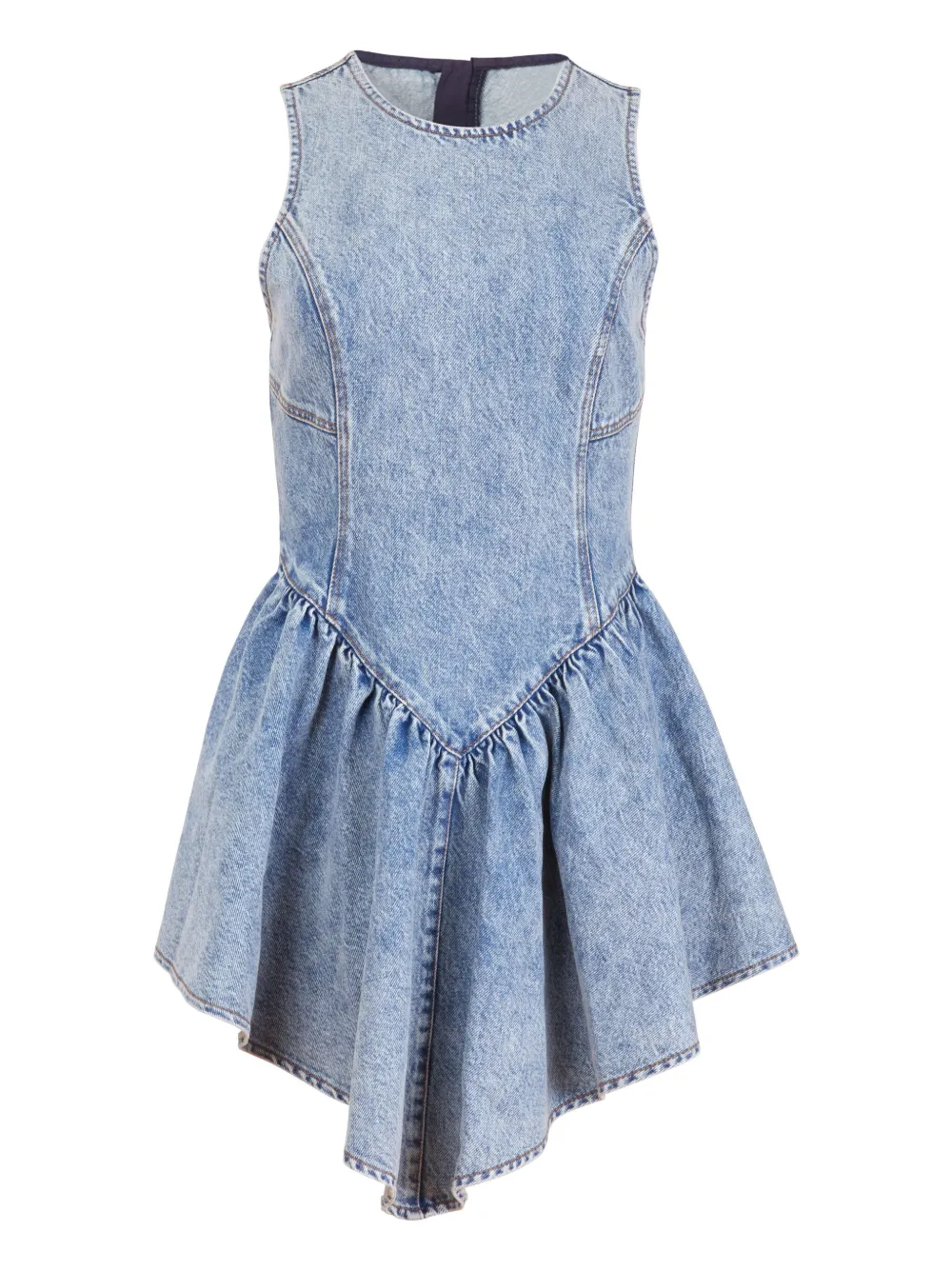 Fleur Du Mal Flared jurk Blauw
