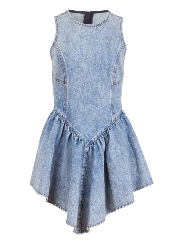 denim flared dress for women Denim Dress with Button Down and Tie Waist – Simply Dixie Boutique Medium