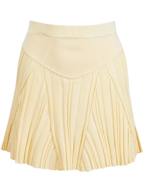 Fleur Du Mal ribbed mini skirt 