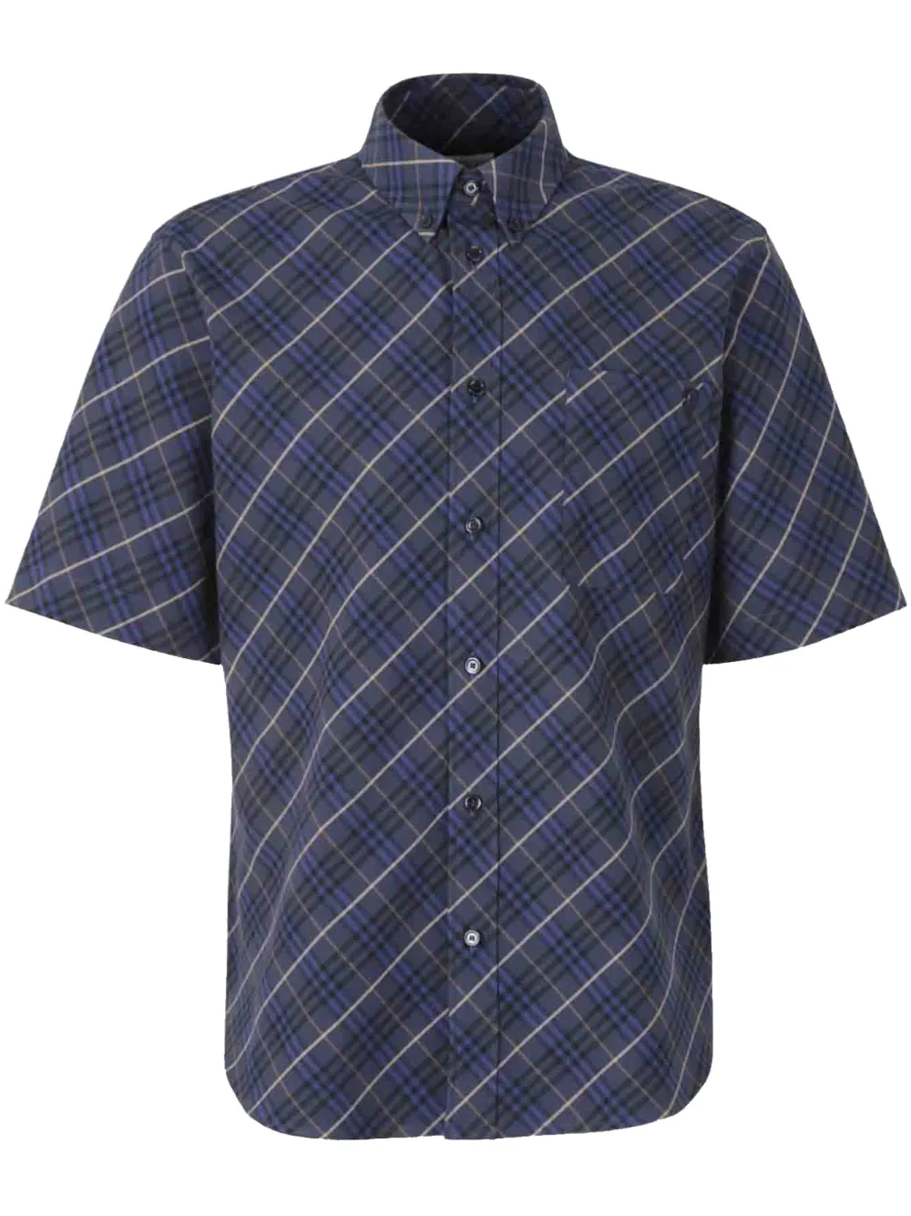 Burberry Katoenen overhemd Blauw