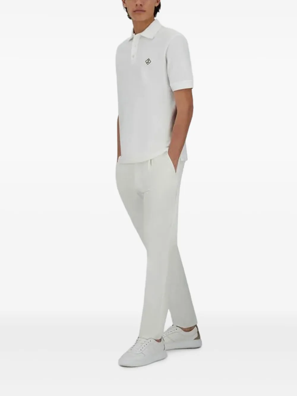 Herno Katoenen poloshirt Wit
