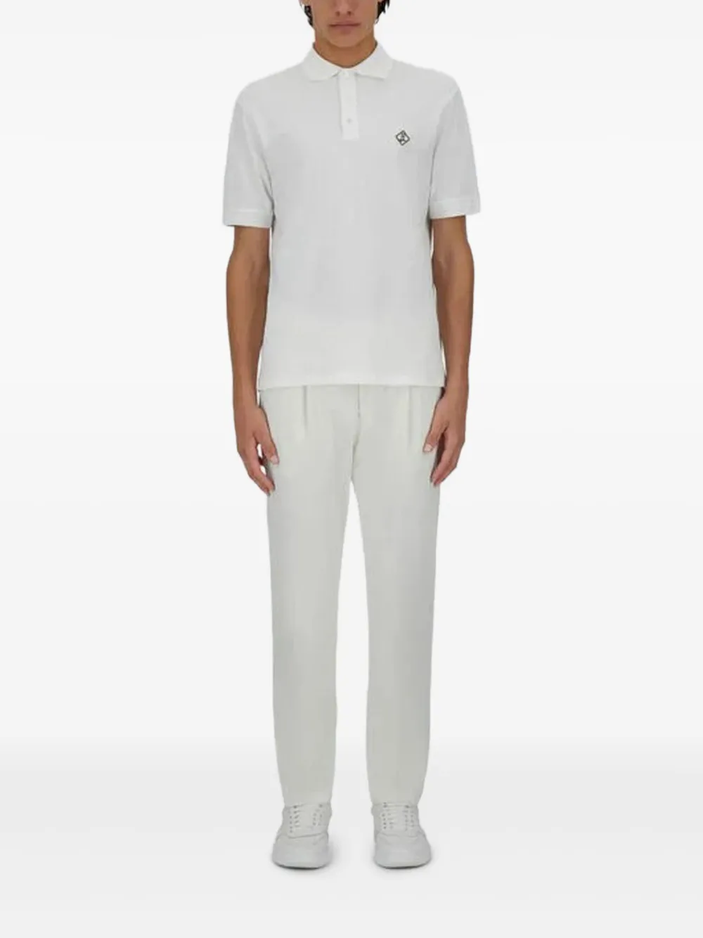 Herno cotton polo shirt - Wit