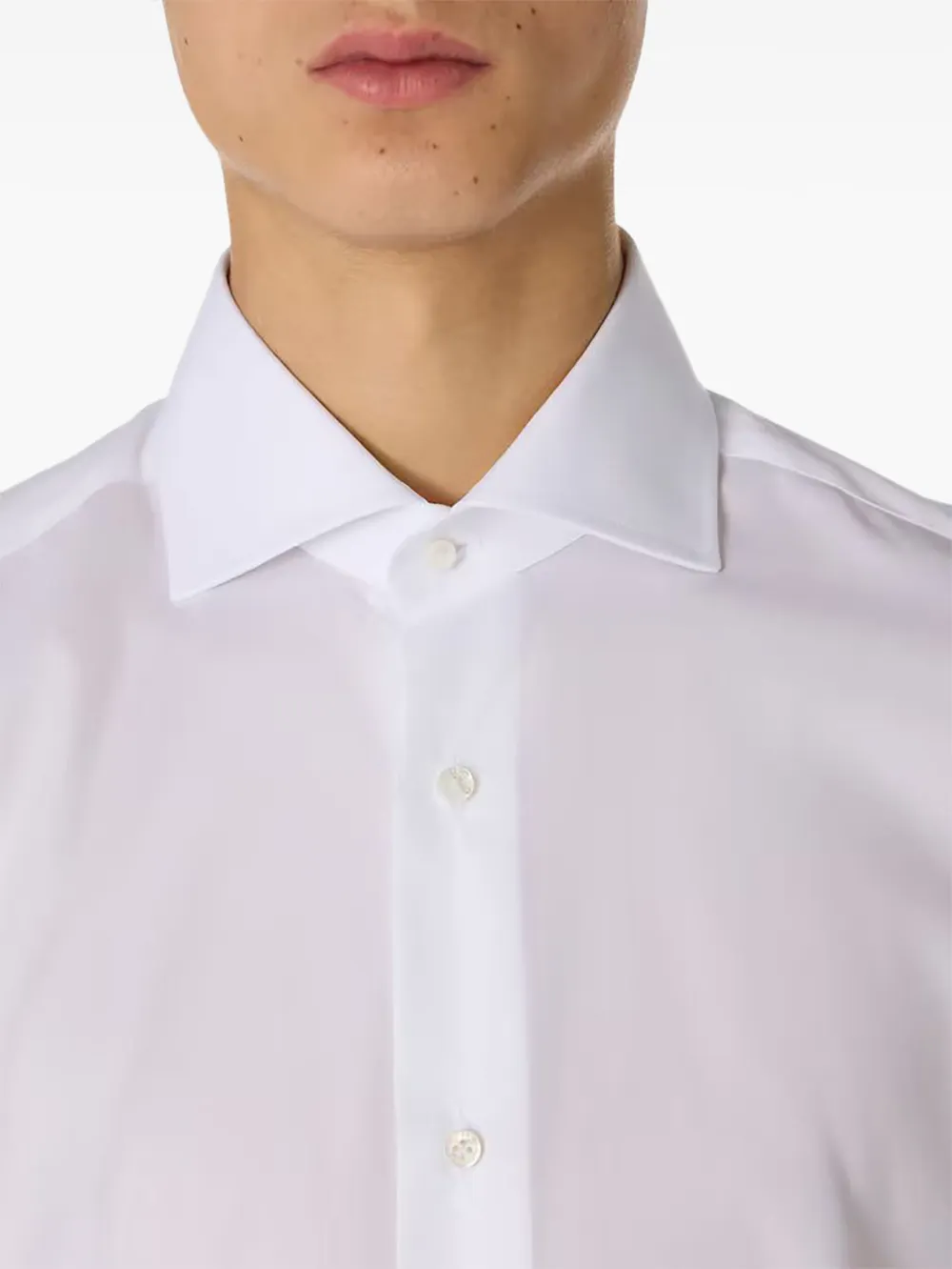 Barba Katoenen overhemd Wit