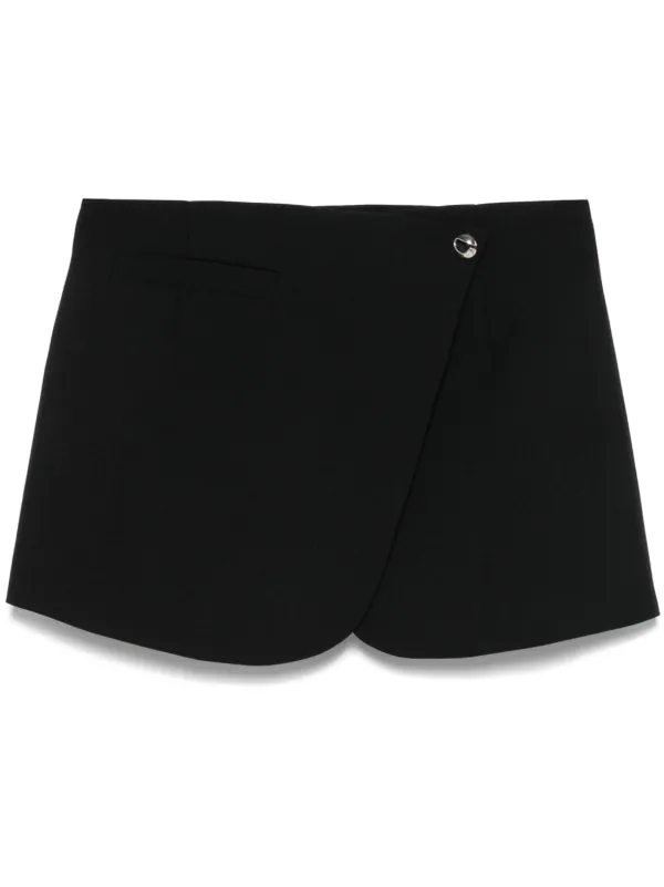 Coperni Tailored Mini Skirt in Black