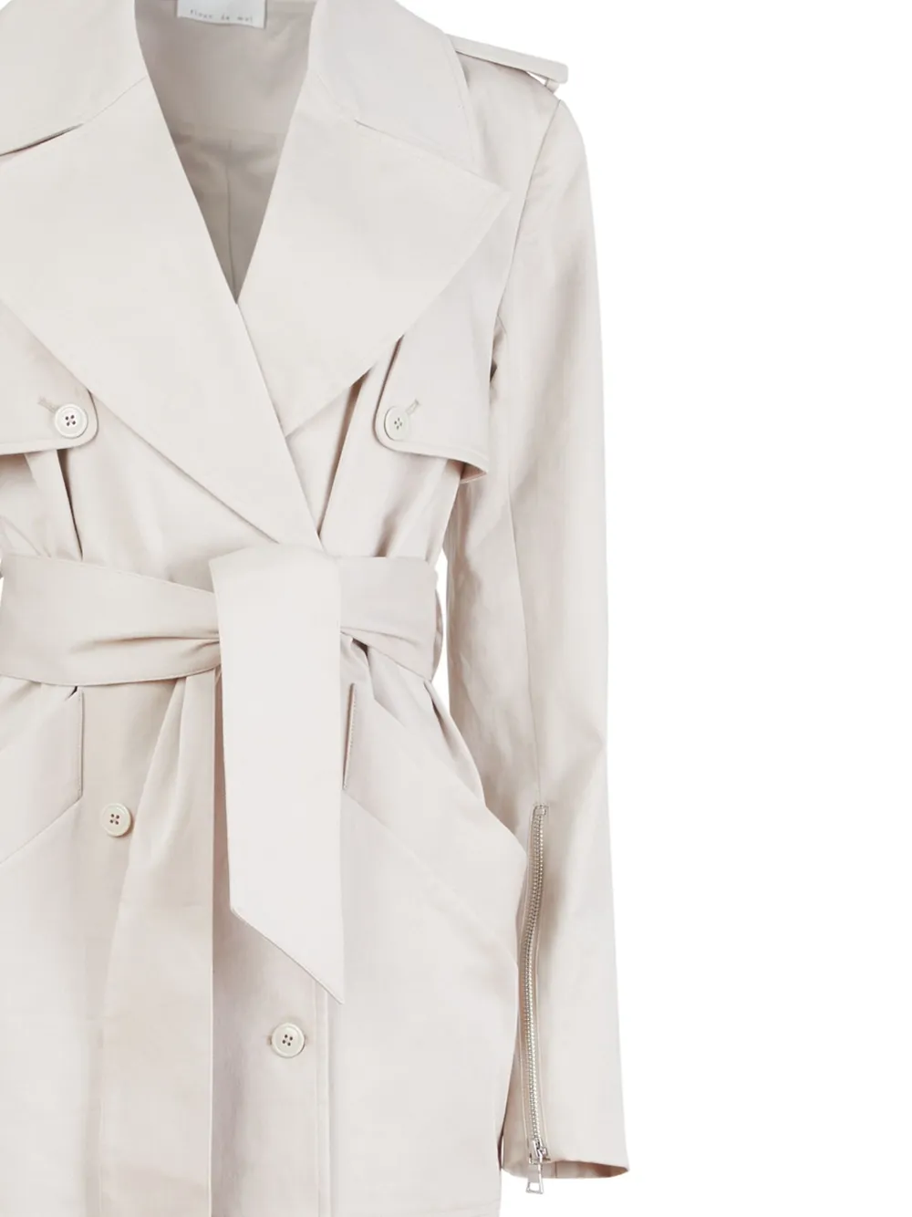 Fleur Du Mal gabardina con botones | Gabardinas e impermeables | Image 2