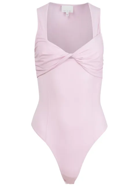 Fleur Du Mal twist-detail bodysuit 