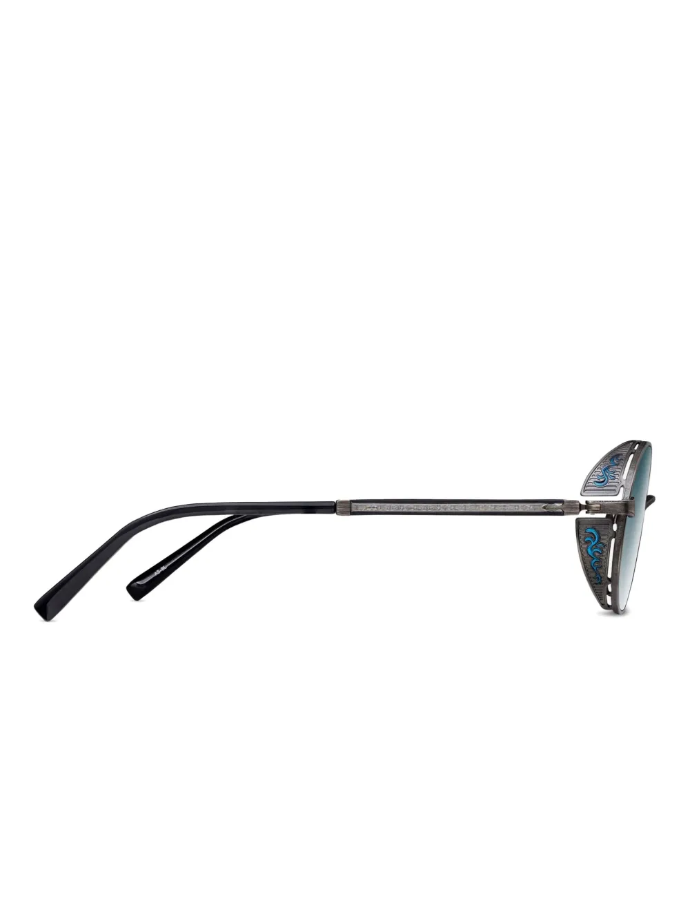 Matsuda oval-frame sunglasses - Grijs