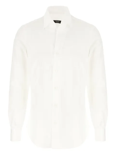 Barba long-sleeve button-fastening shirt