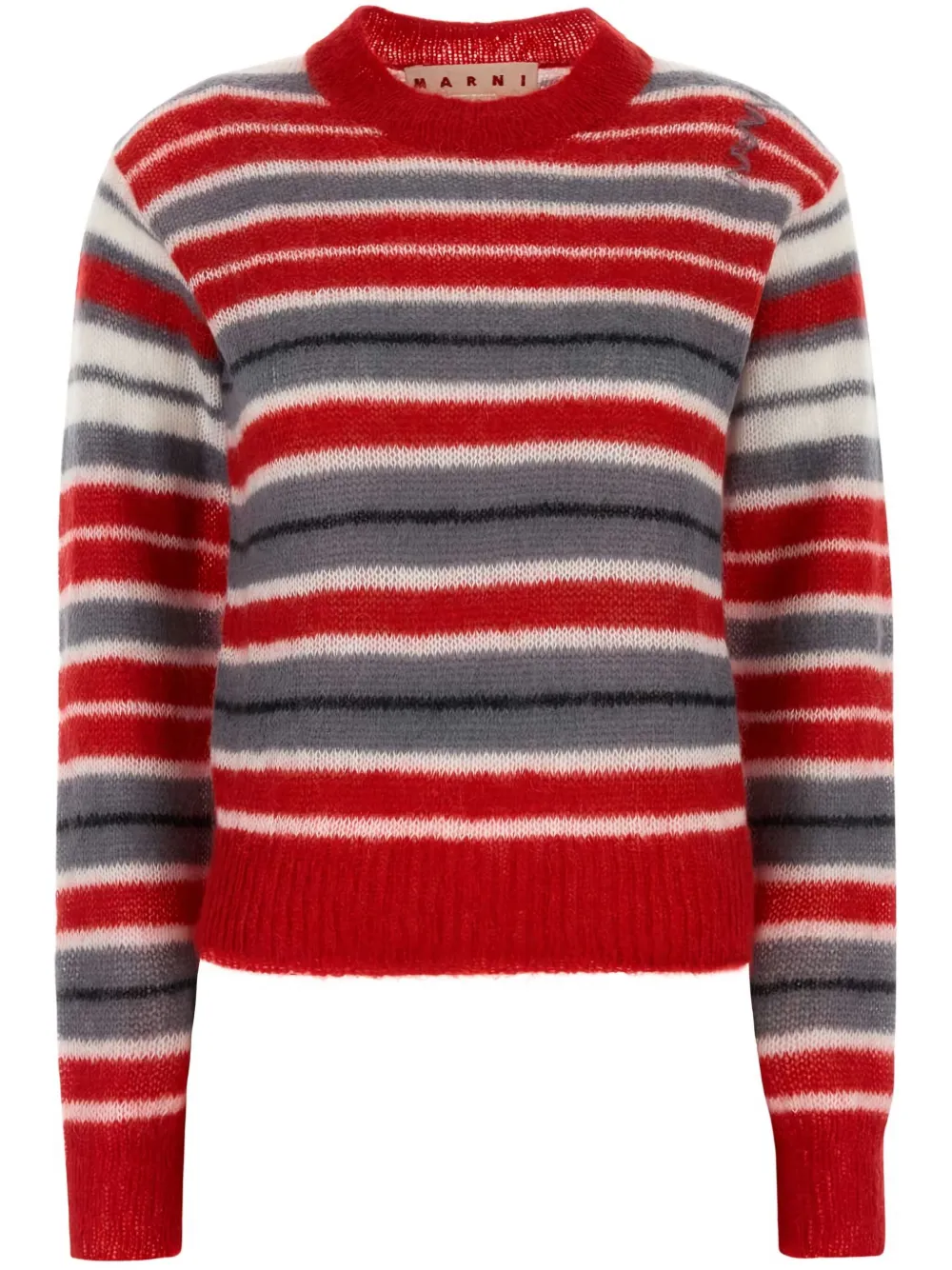 Marni ロゴ セーター - レッド Marni ロゴ セーター - レッド