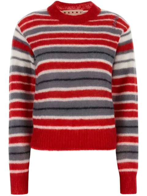 Marni logo-embroidered sweater
